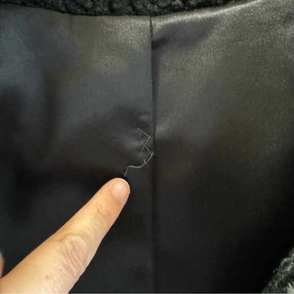 Vintage Astrakin Lepshire Black Curly Persian Lamb Wool Short Coat Mink … - Picture 12 of 16